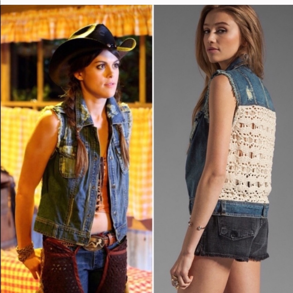 Free People Denim Vest